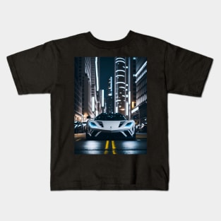 Chicago Night Ride Kids T-Shirt